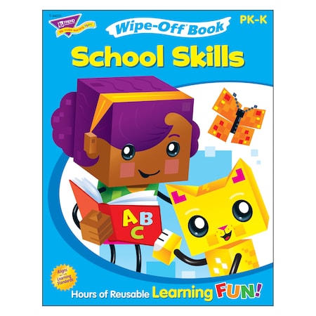 Trend Enterprises School Skills Wipe-Off Book Wipe-Off Book T94231